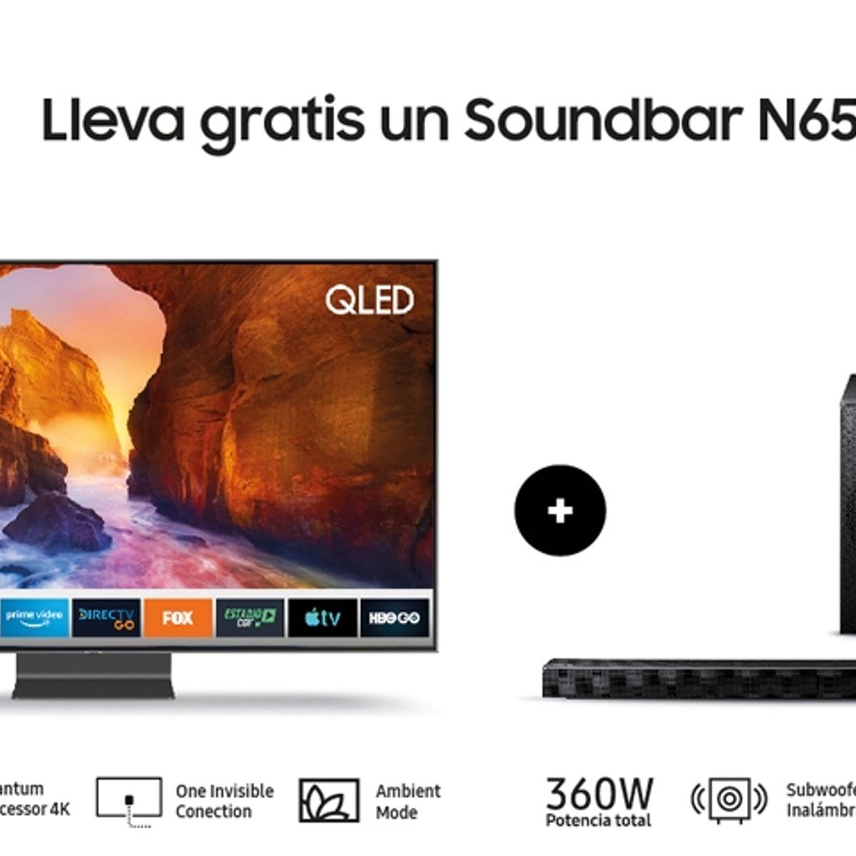 SAMSUNG - QLED 65" QN65Q90RAGXZS 4K Ultra HD Smart TV