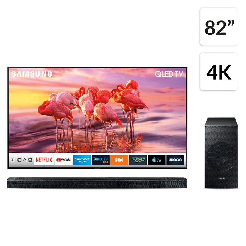SAMSUNG - QLED SAMSUNG 82" Q70R UHD 4K Smart TV