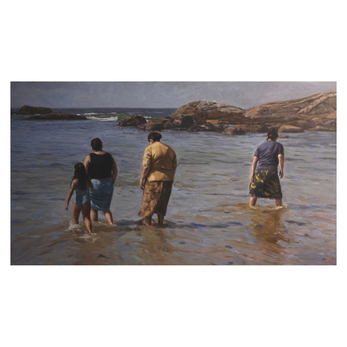 ARTE ONLINE - Cuadro Paseo A la Playa