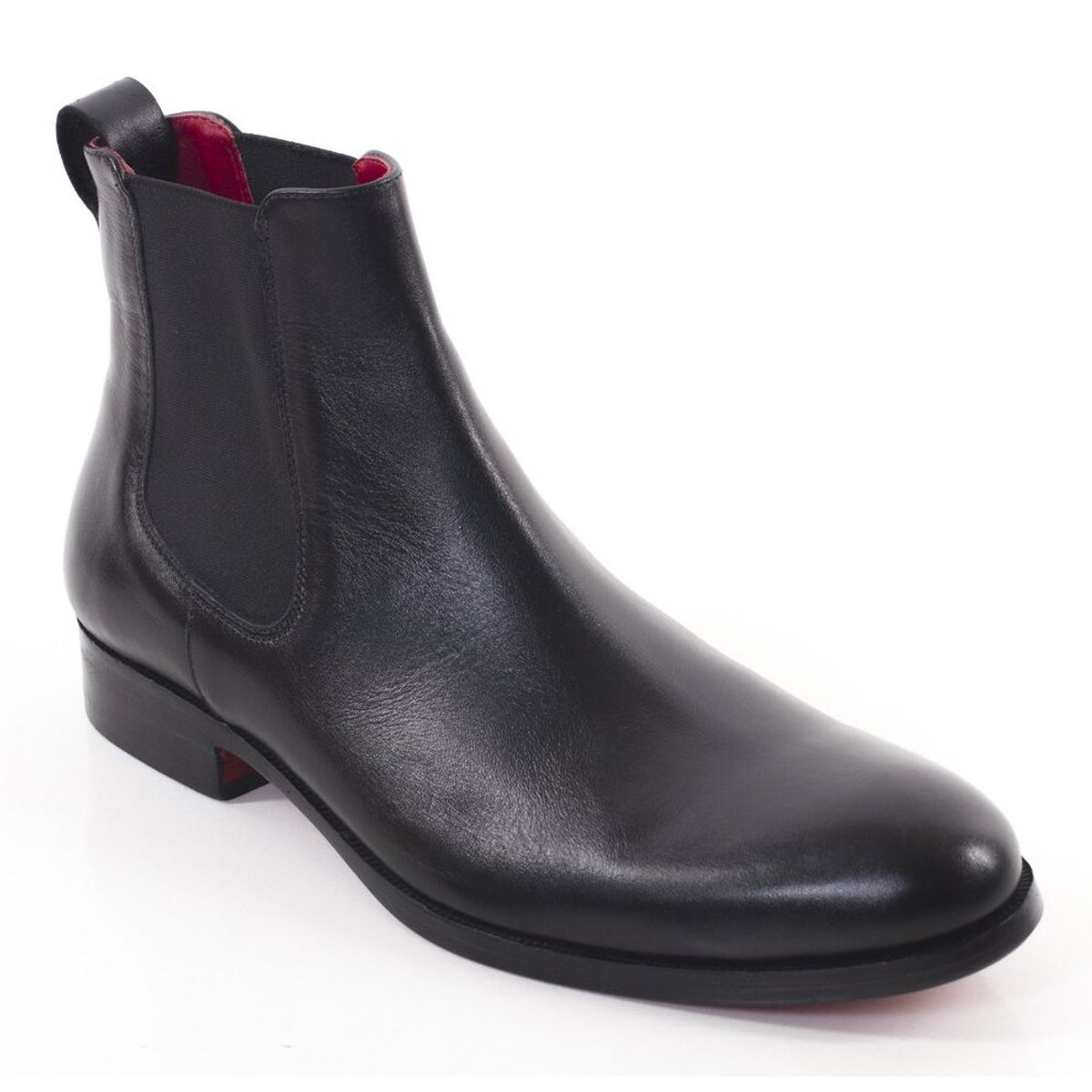 EUGENIO MULLEN - Botín Hombre Chelsea Cuero Negro