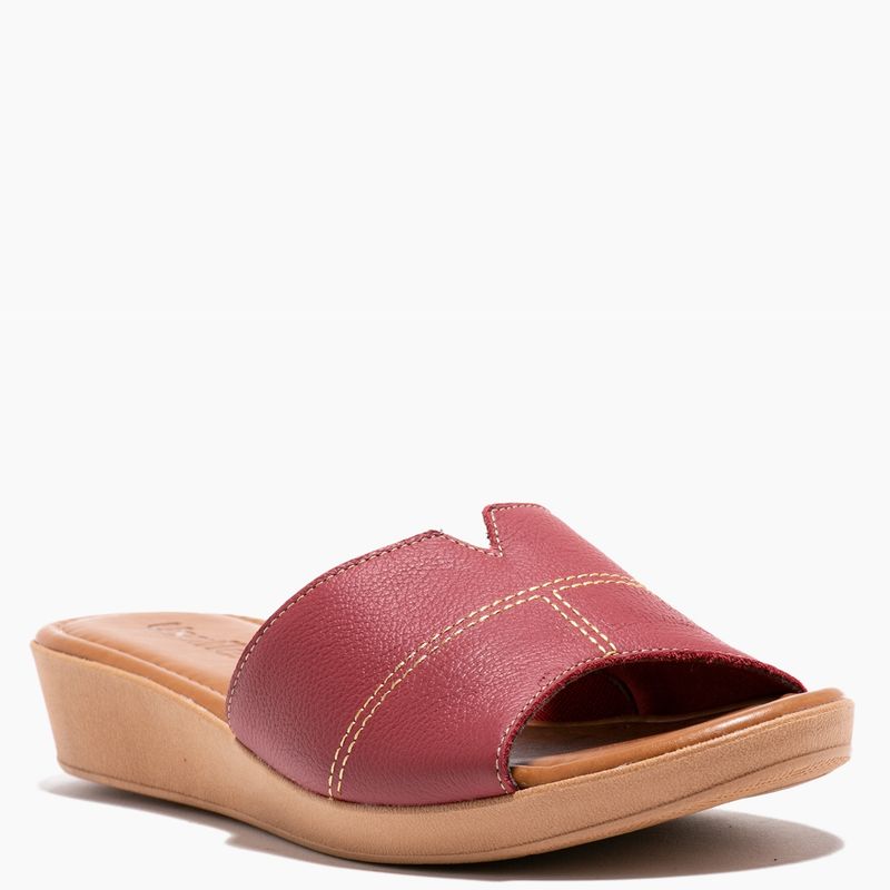 USAFLEX - Sandalia Mujer Taco Medio Rosado