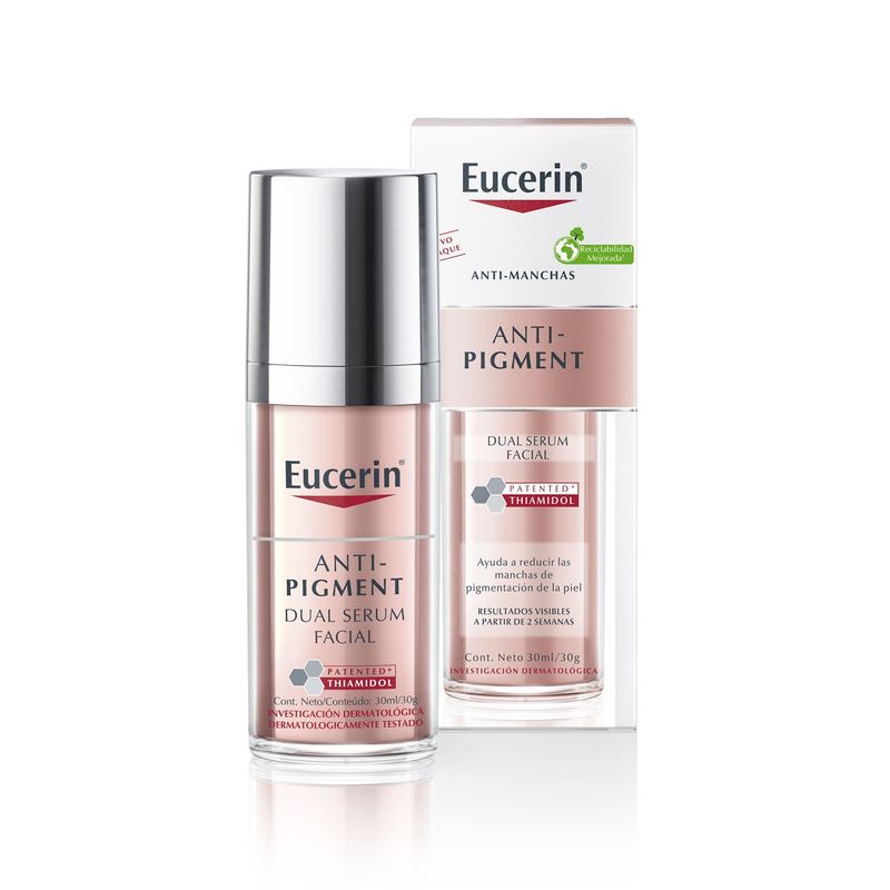 EUCERIN - Tratamientos De Manchas Anti-Pigment Dual Serum Facial Anti-Hiperpigmentación 30Ml (Mono-Chamber) Eucerin