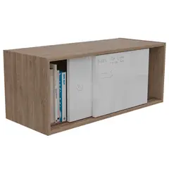 TUHOME - Archivador Muro Note Bco/Miel