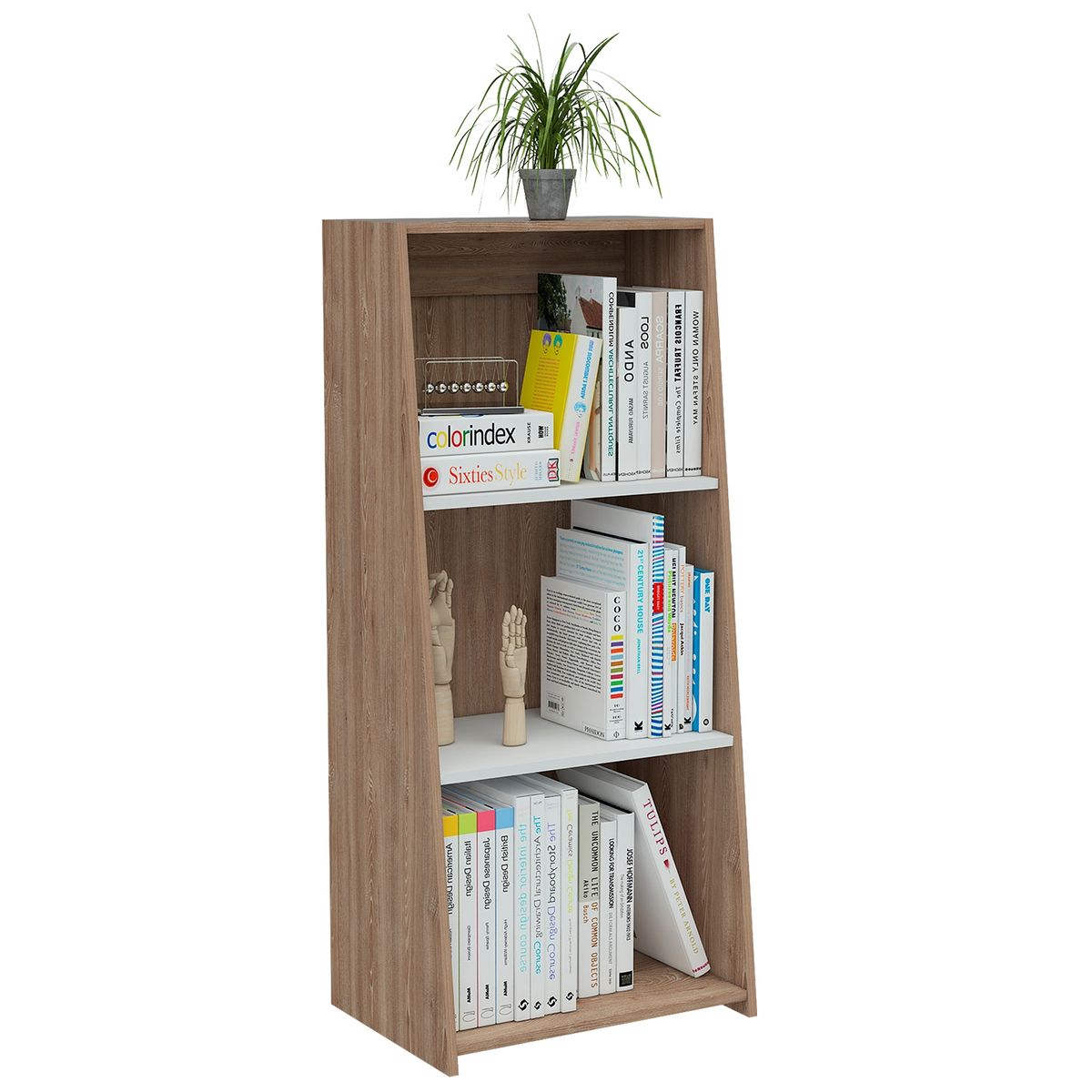 TUHOME - Biblioteca Note 120-Bco/Miel Tuhome