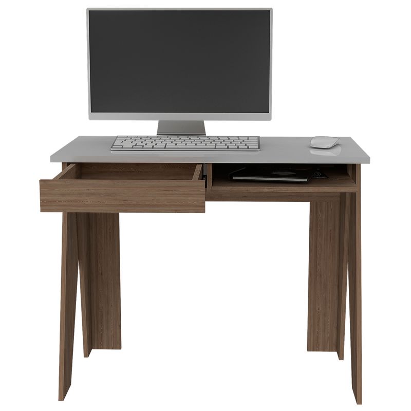 TUHOME - Escritorio Note-Bco Hg/Miel Tuhome