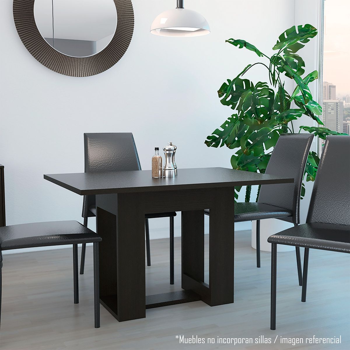 TUHOME - Mesa De Comedor Volterra 4 Puestos Tuhome