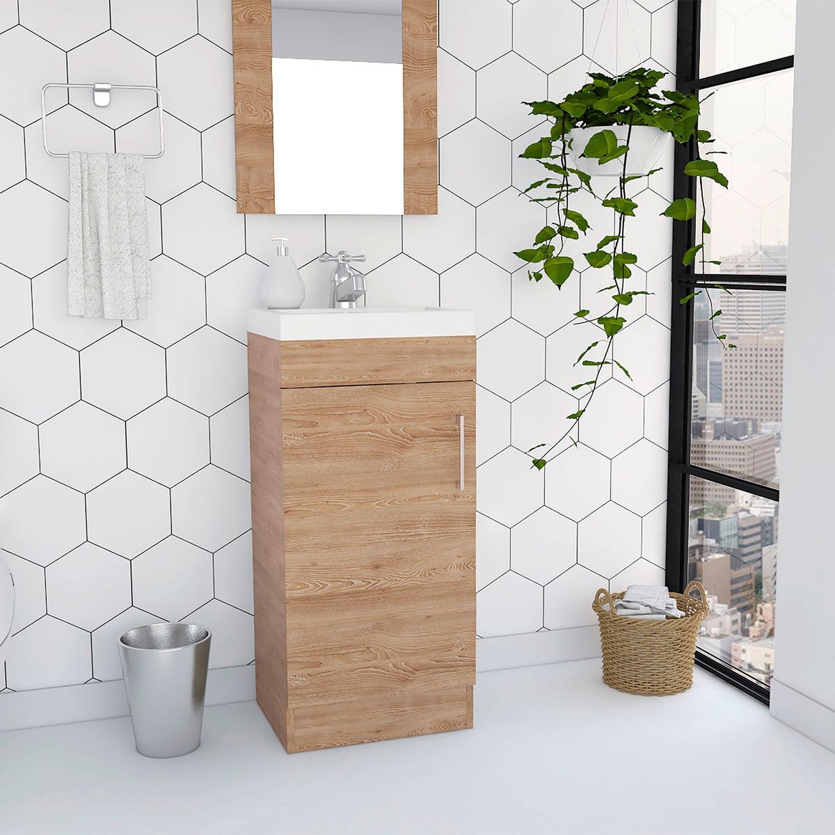 TUHOME - Mueble de Lavamanos Madrid Tuhome