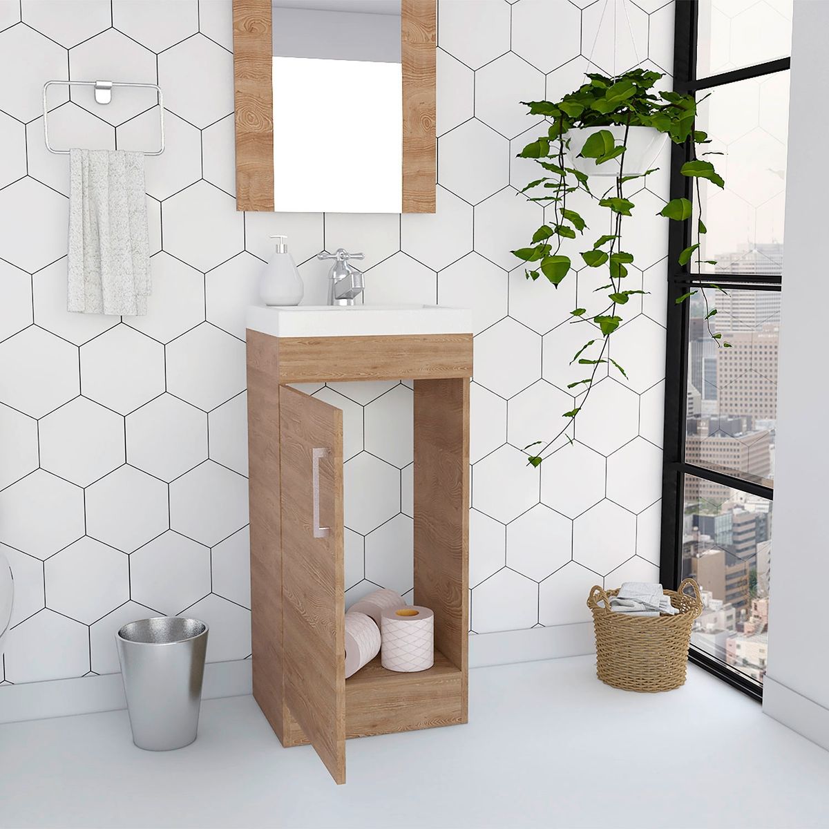 TUHOME - Mueble de Lavamanos Madrid Tuhome