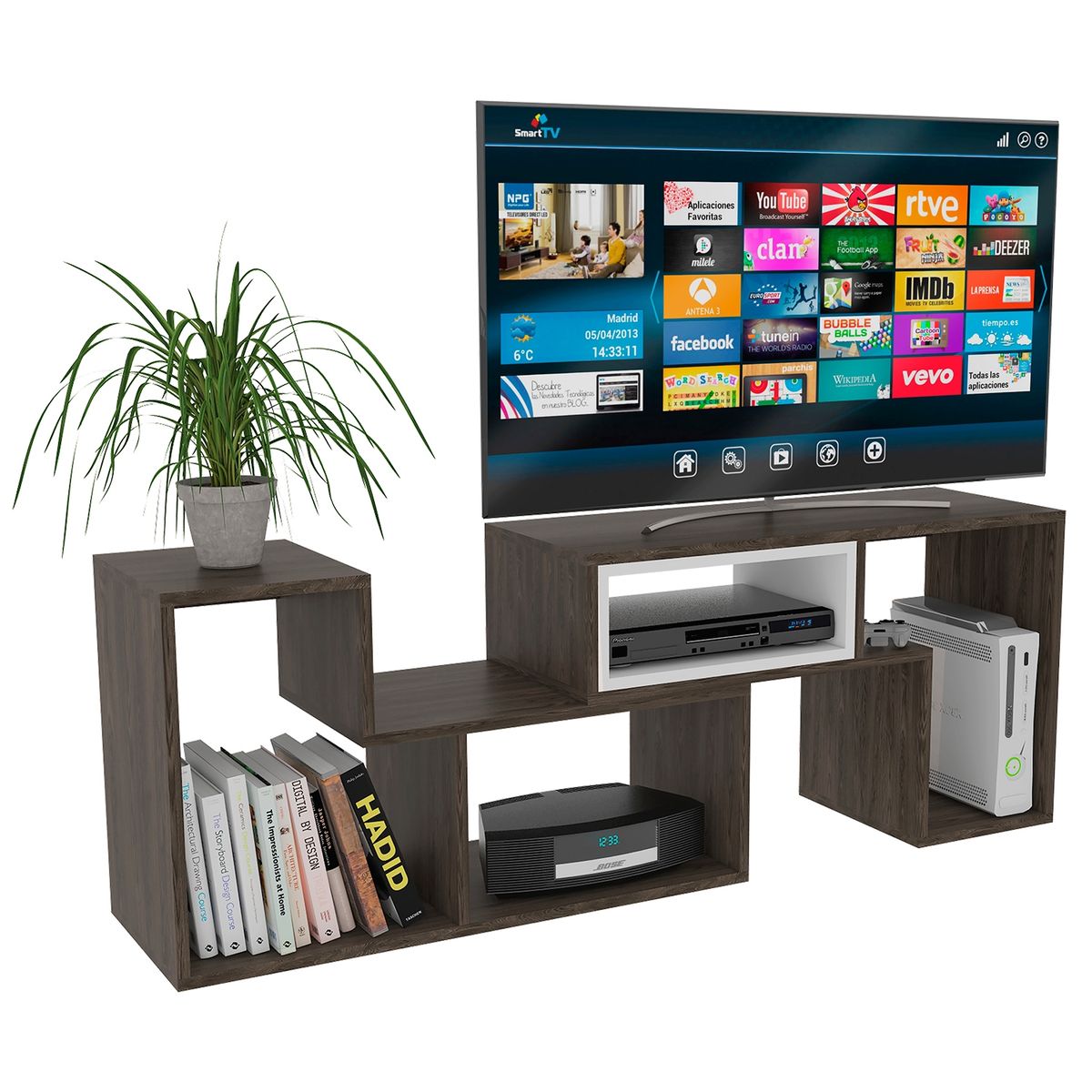 TUHOME - Rack Extensible Beijing Tv40-Co/Bl Tuhome