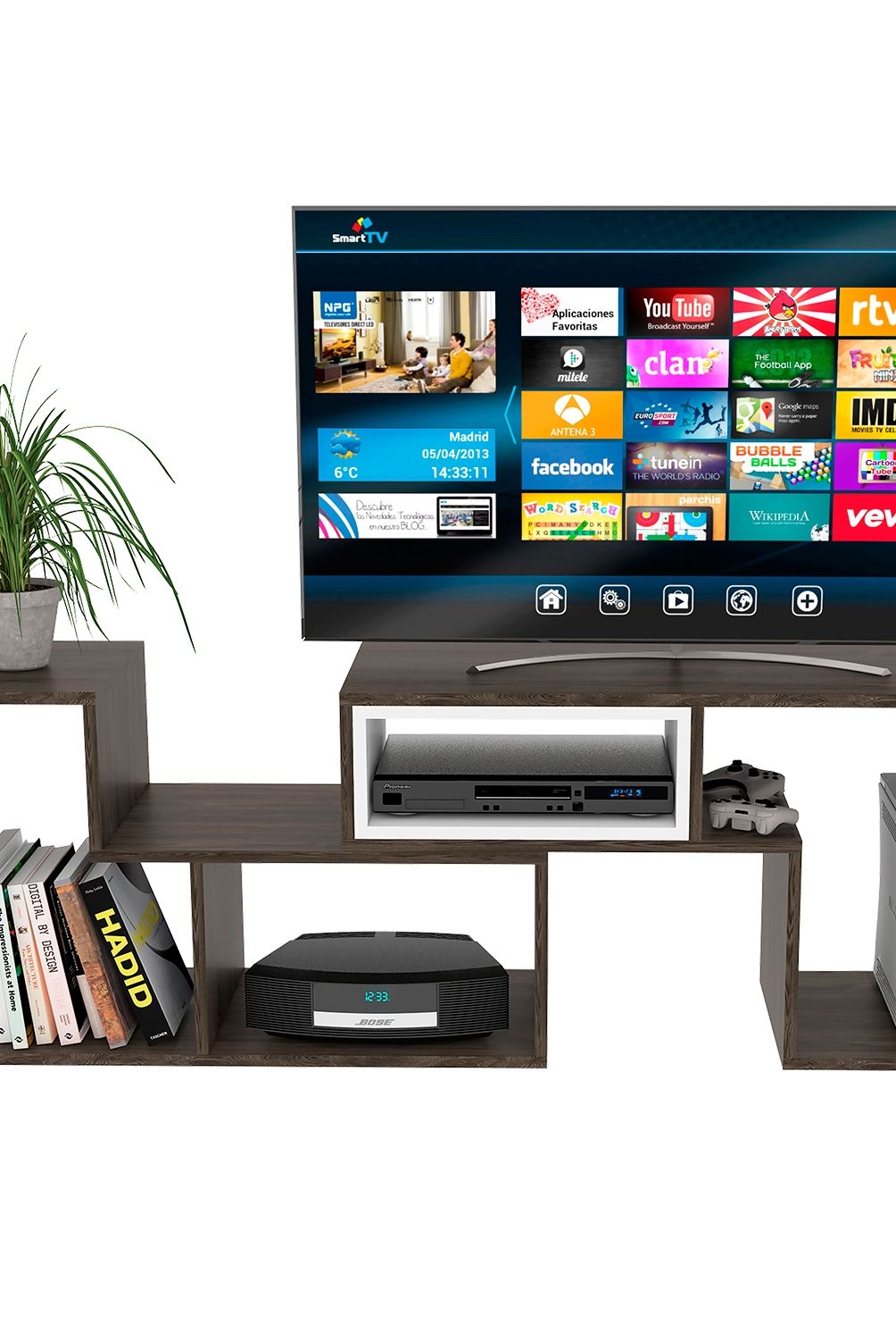 TUHOME - Rack Extensible Beijing Tv40-Co/Bl Tuhome