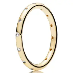 PANDORA - Anillo Gotas Brillantes Mujer