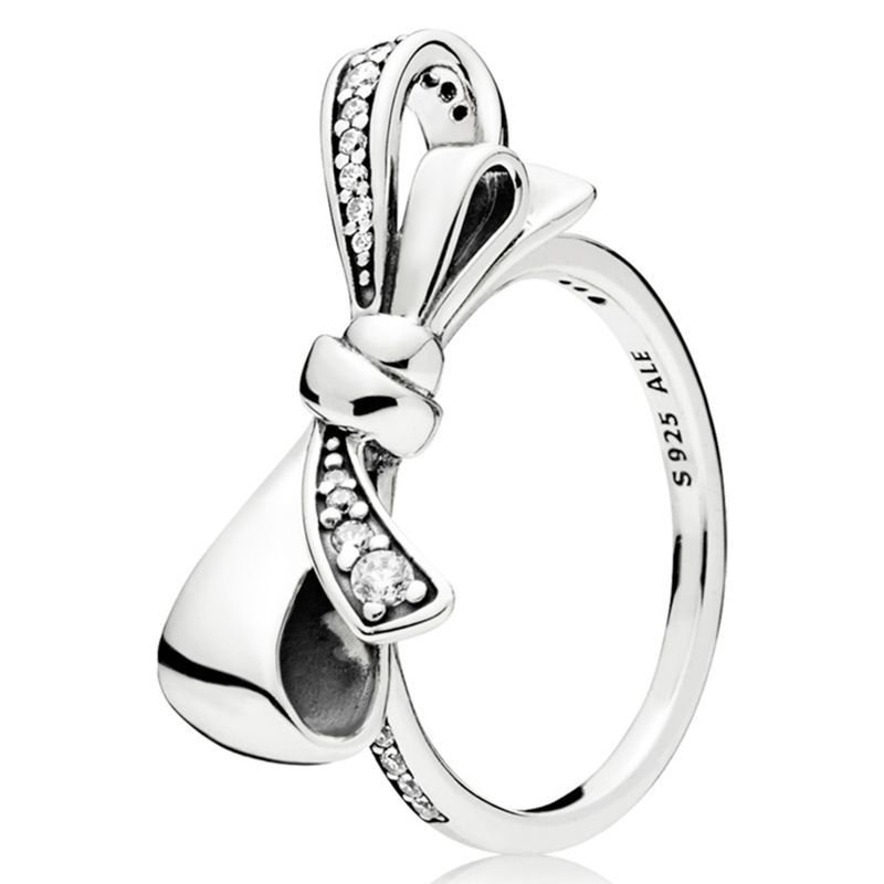 PANDORA - Anillo Lazo Brillante Mujer Pandora