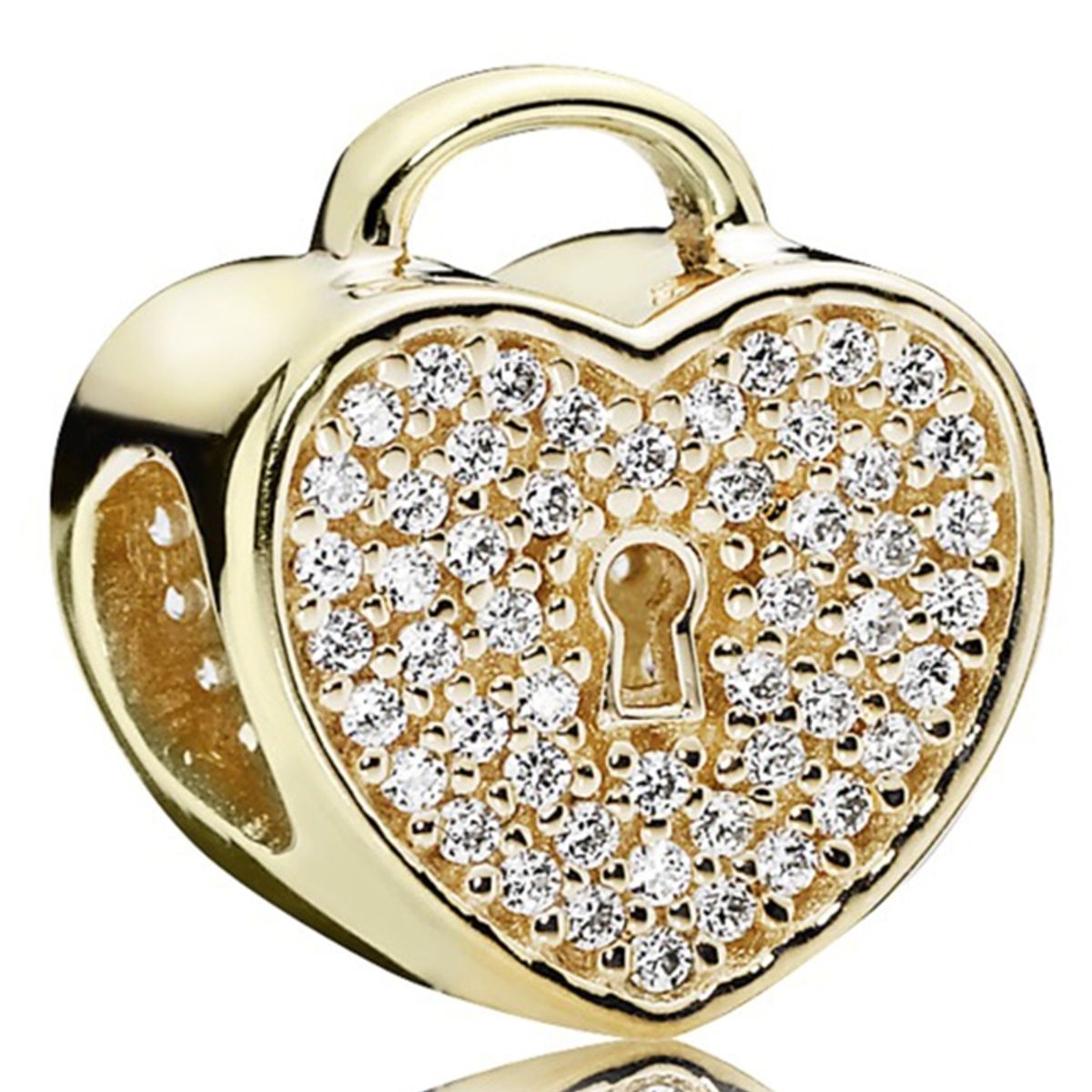 PANDORA - Dije Candado De Corazón De Oro Mujer Pandora