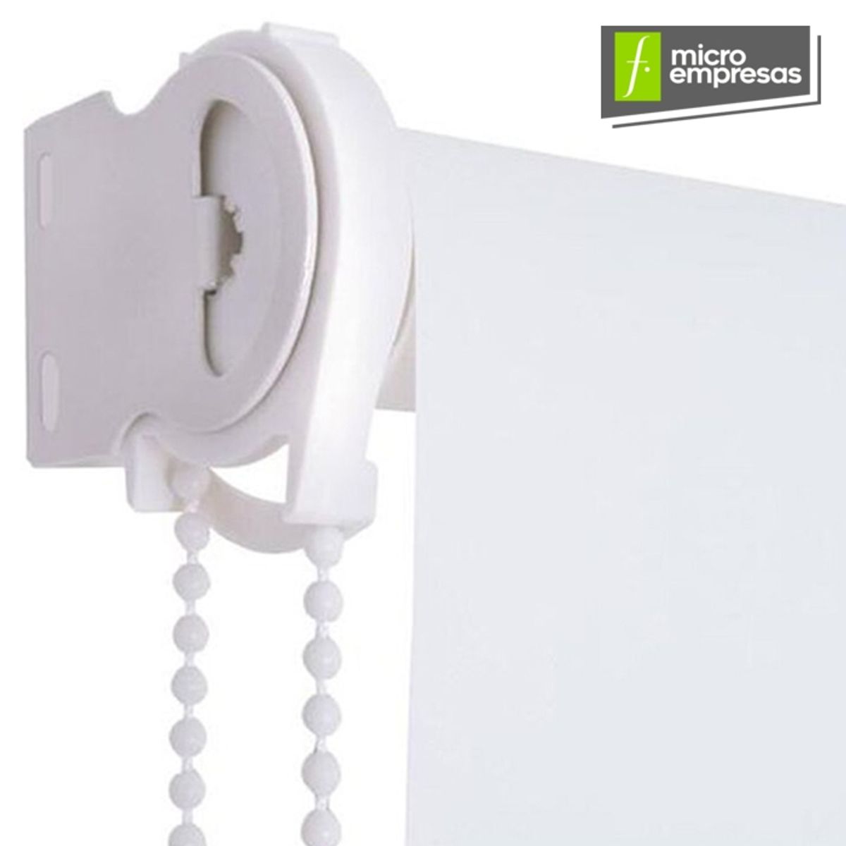 CUPOCLICK - Cortina Roller Black Out Térmico Blanco 200X190Cm.