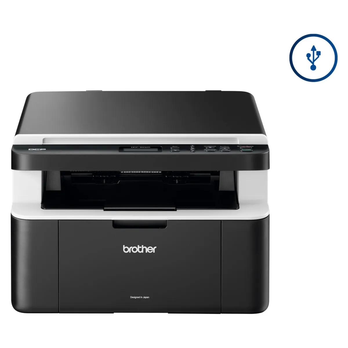 BROTHER - Impresora Multifuncional Láser Brother DCP1602 Monomocromática