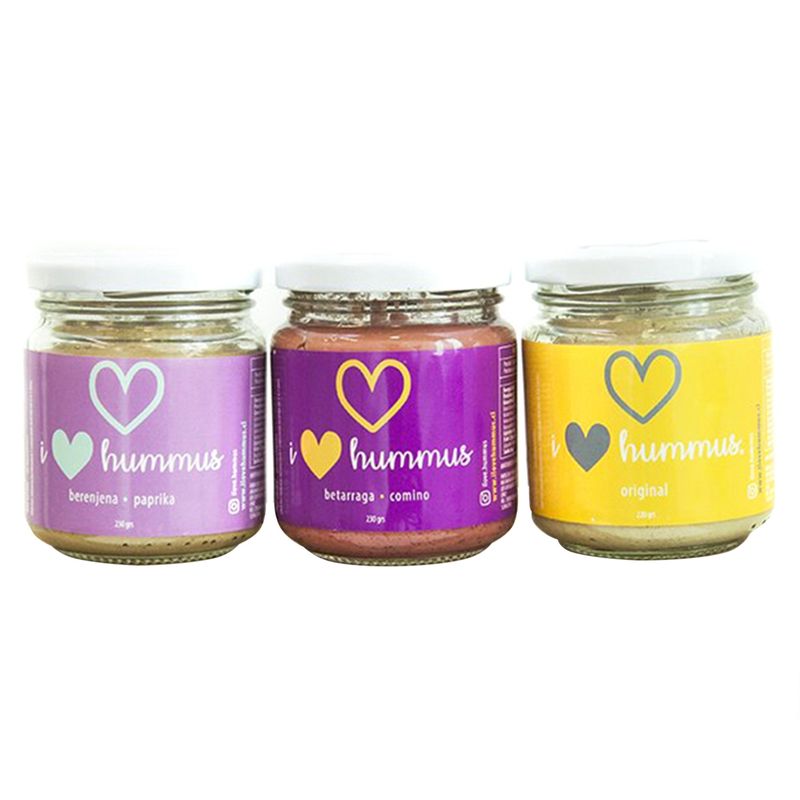 I LOVE HUMMUS - PACK 3 ILOVEHUMMUS.
