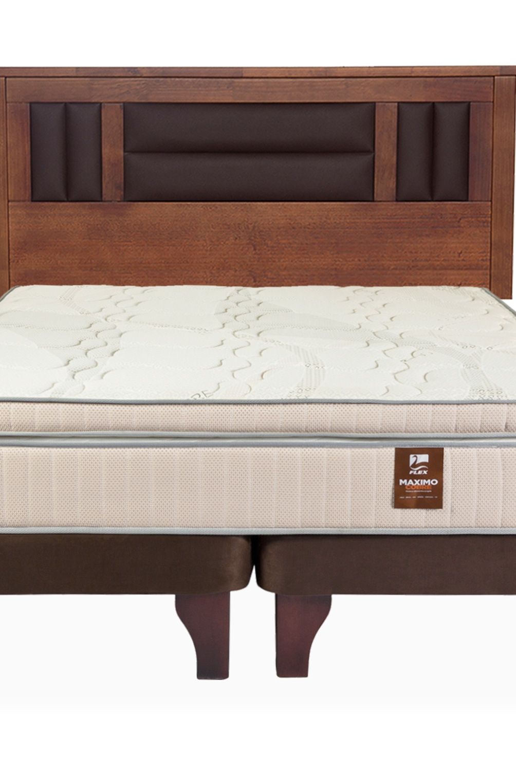 FLEX - Cama Europea Flex Maximo Cob King + Respaldo Lorraine