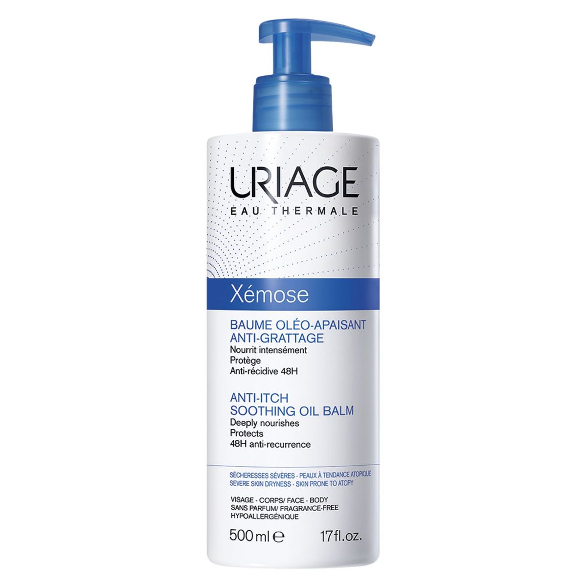 URIAGE - Xémose Bálsamo Óleo-calmante Anti-prurito 500ml de Uriage