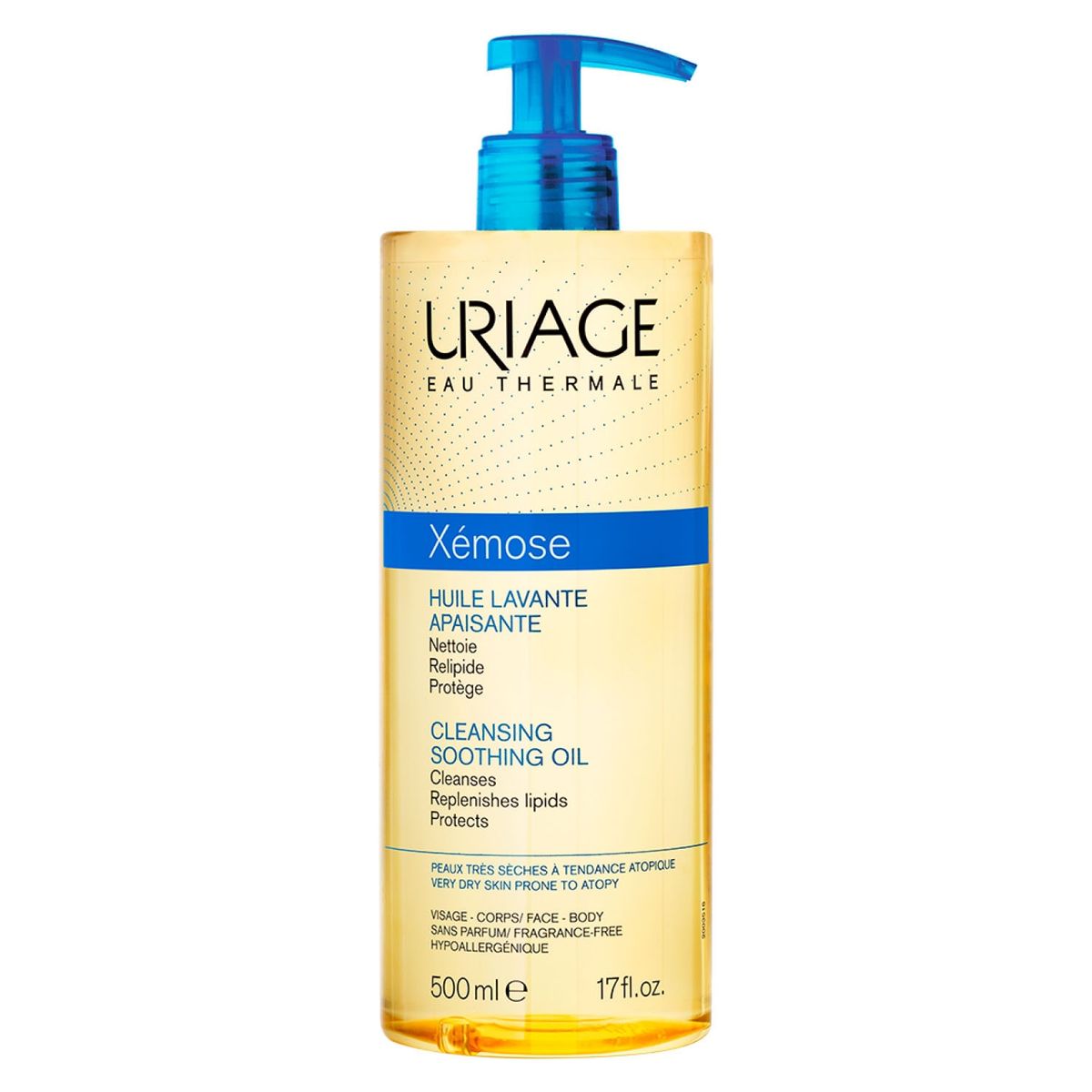 URIAGE - Xémose Aceite Limpiador Calmante 500ml de Uriage