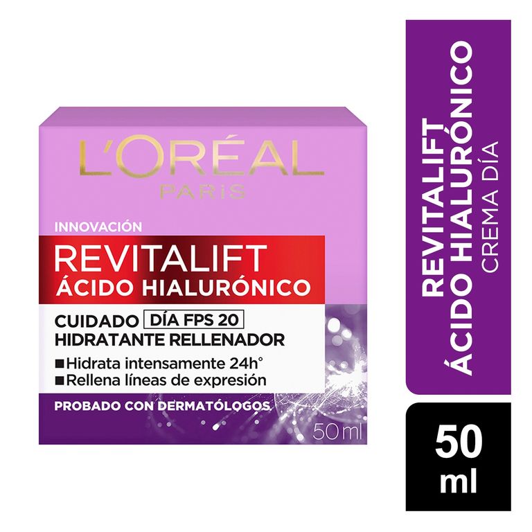 Crema Día de L'Oréal Paris Revitalift Ácido Hialurónico 50ml