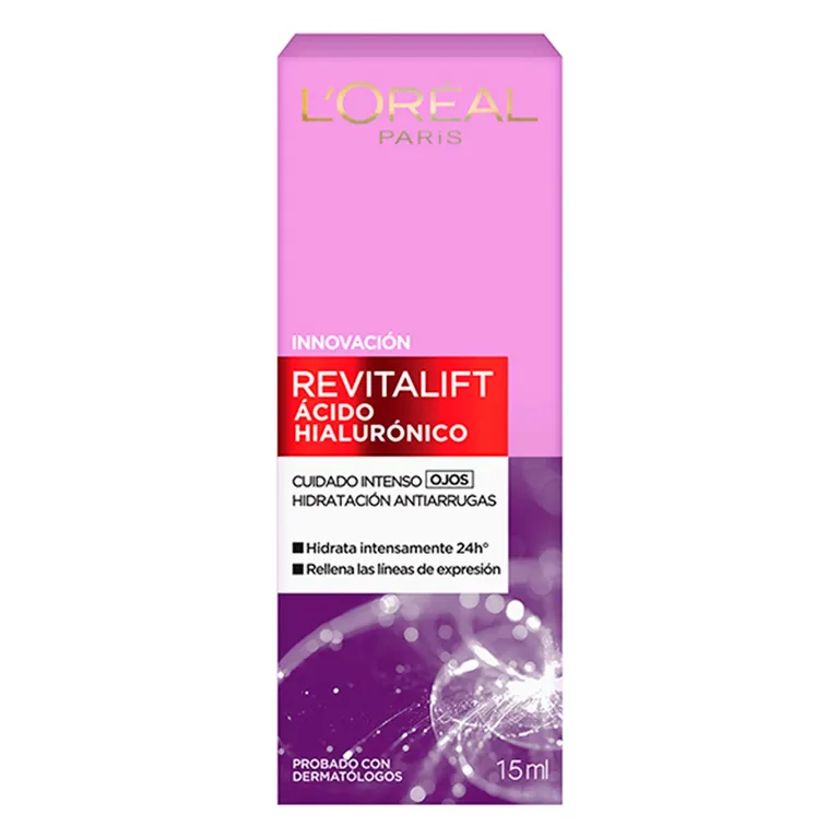 Contorno de Ojos L'Oréal Paris Revitalift Ácido Hialurónico 15ml