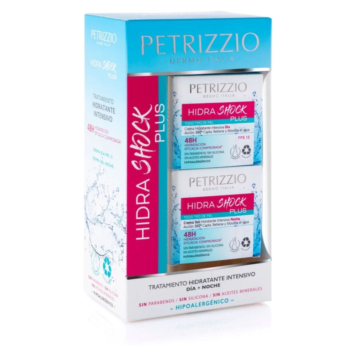 PETRIZZIO - Set Crema Facial Día Fps 15 Y Noche Hidratante Petrizzio