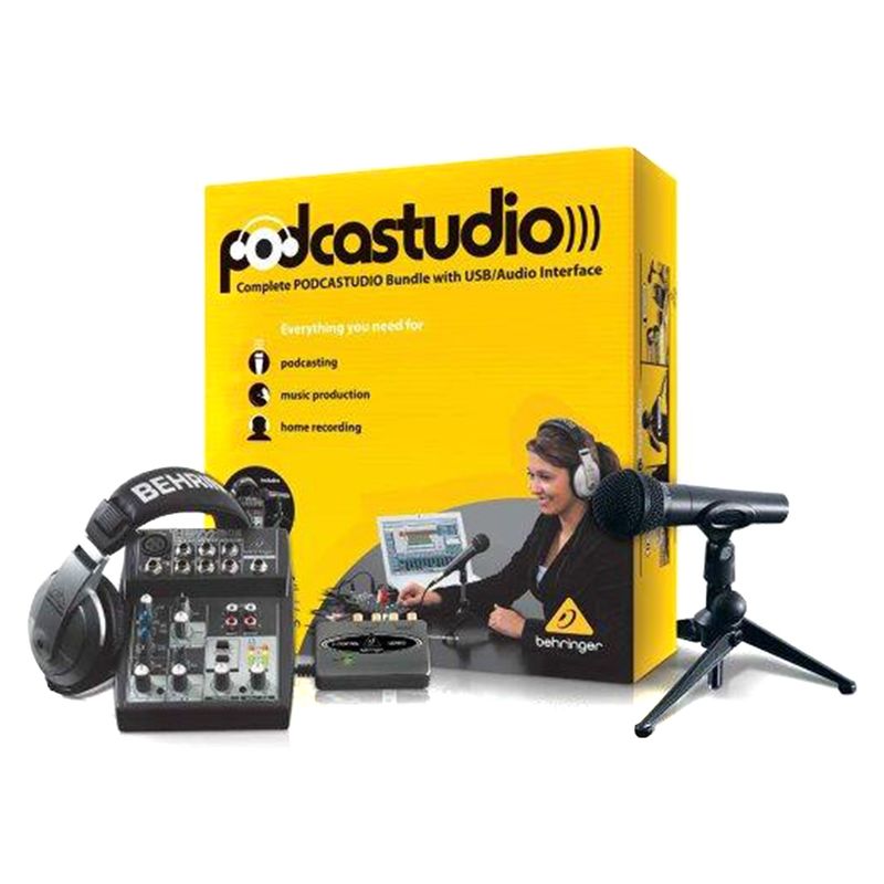 BEHRINGER - CONSOLA Behringer PODCASTUDIO USB complete