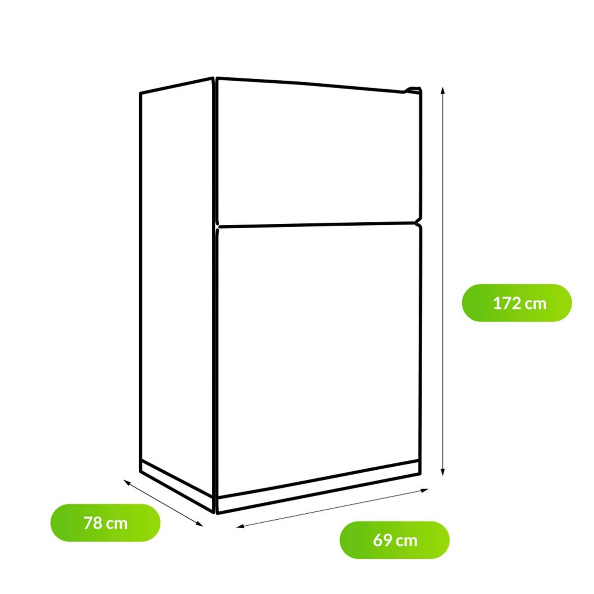 FENSA - Refrigerador Top Mount Advantage 431Lts No Frost 5700E Fensa