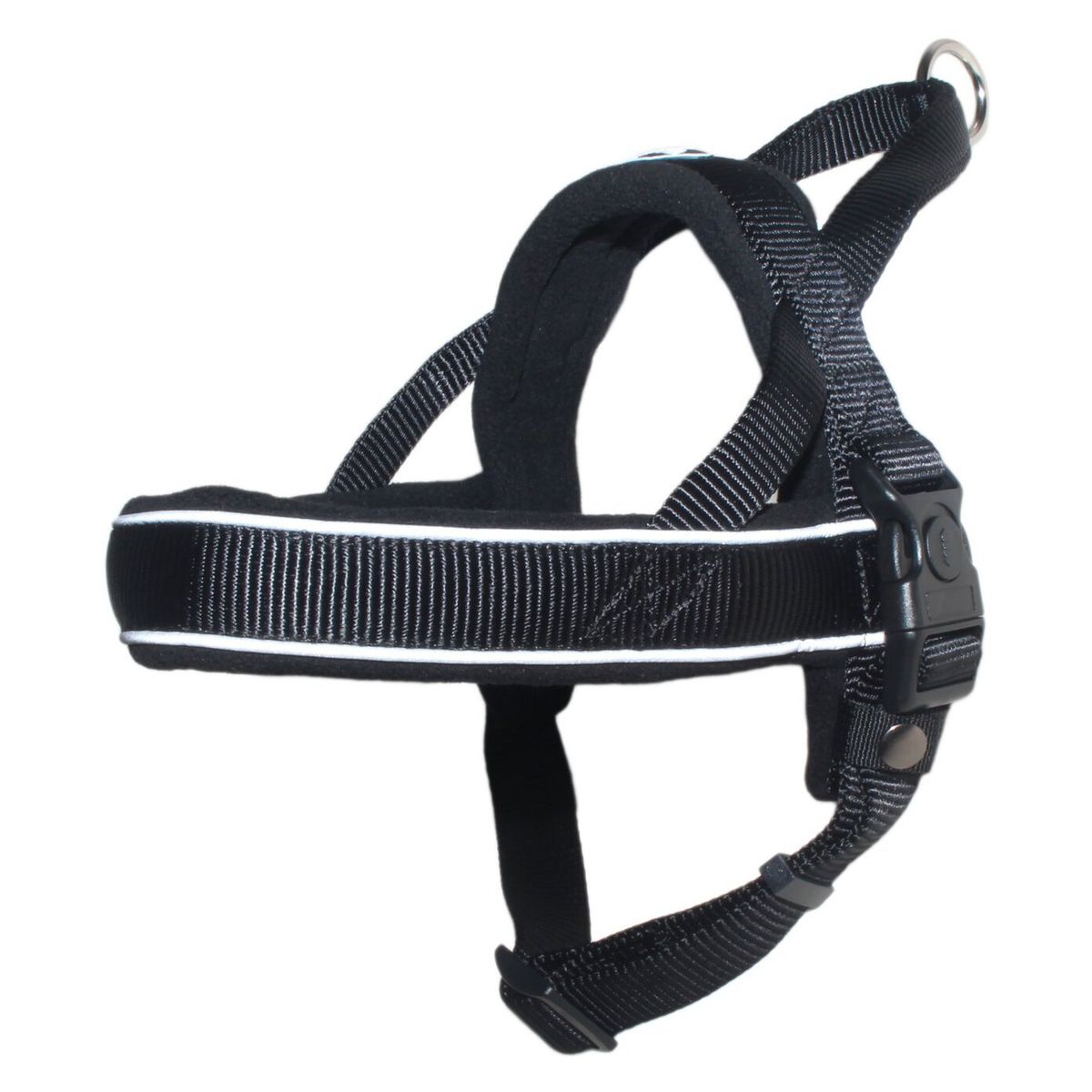 MASCAN - Arnés Noruego Acolchado Talla L Negro Perro