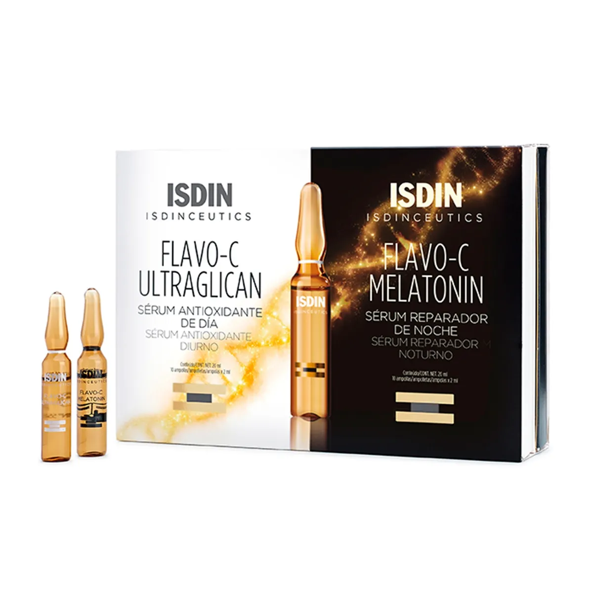 ISDIN - Ampollas Antioxidante Vitamina C Isdinceutics Day And Night 10+10 2 Ml Isdin