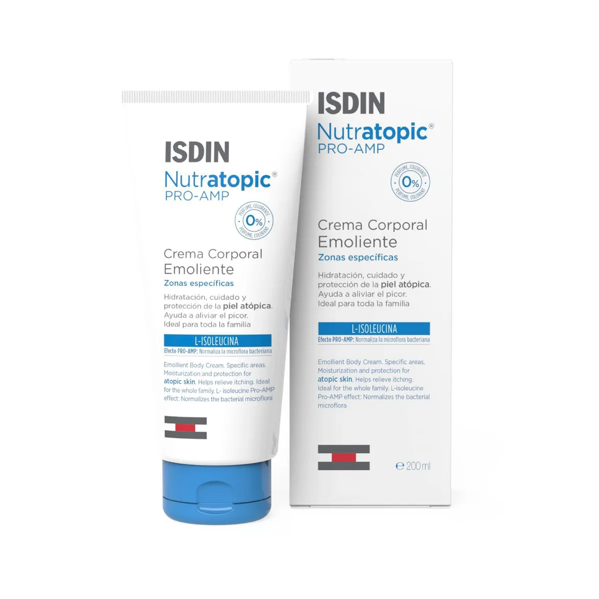 ISDIN - Crema Corporal Piel Atopica Nutratopic Pro AMP Crema Emoliente 200ml ISDIN