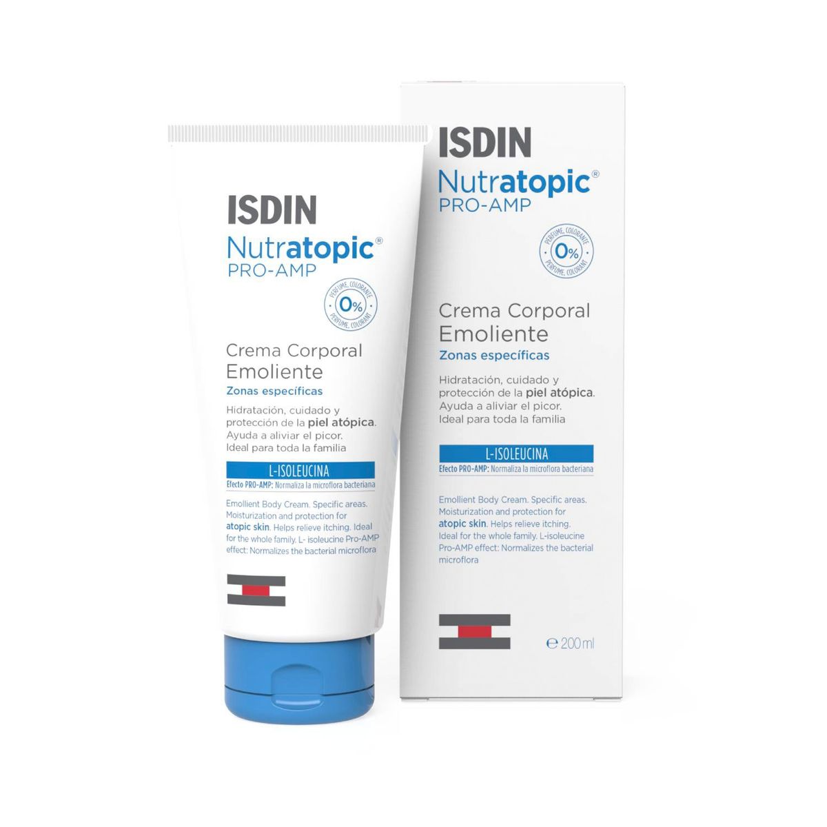 ISDIN - Crema Corporal Piel Atopica Nutratopic Pro AMP Crema Emoliente 200ml ISDIN