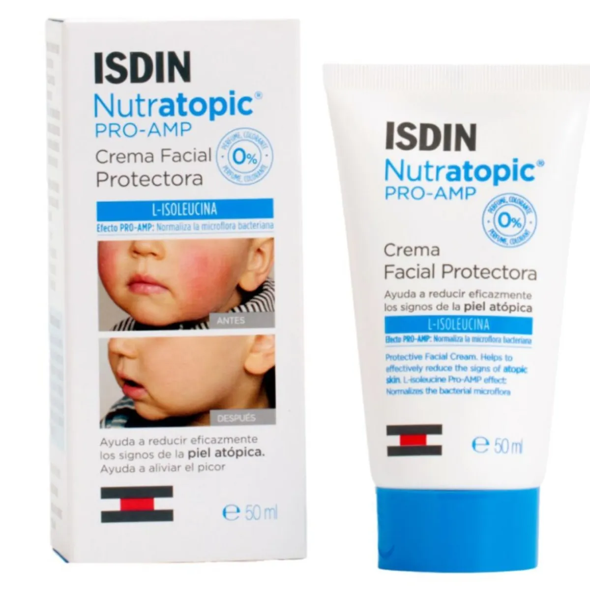 ISDIN - Crema Facial Para Piel Atópica Nutratipic 50Ml Isdin