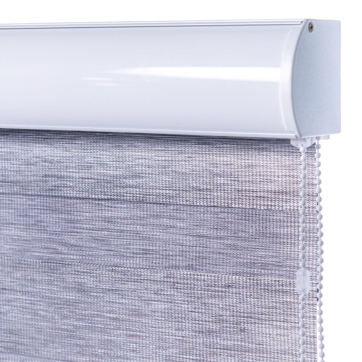 DECOTEXTIL - Cortina Enrollable Duo Rústica 80 X 140 Gris