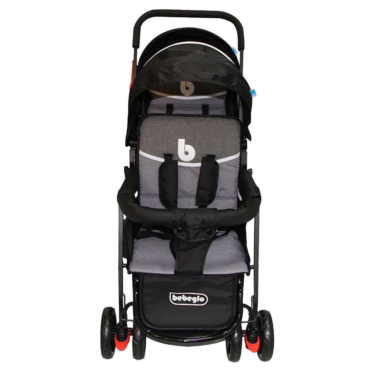 BEBEGLO - Coche Doble Duo Prix Gris Bebeglo