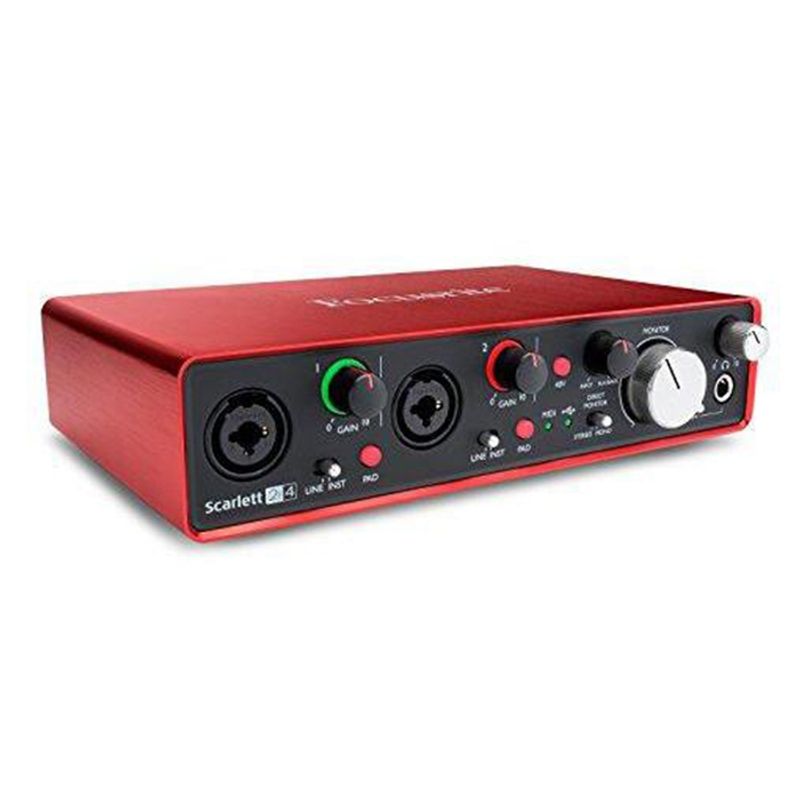 FOCUSRITE - Adaptador Focusrite Scarlett 2I4 2Nd Gen Usb