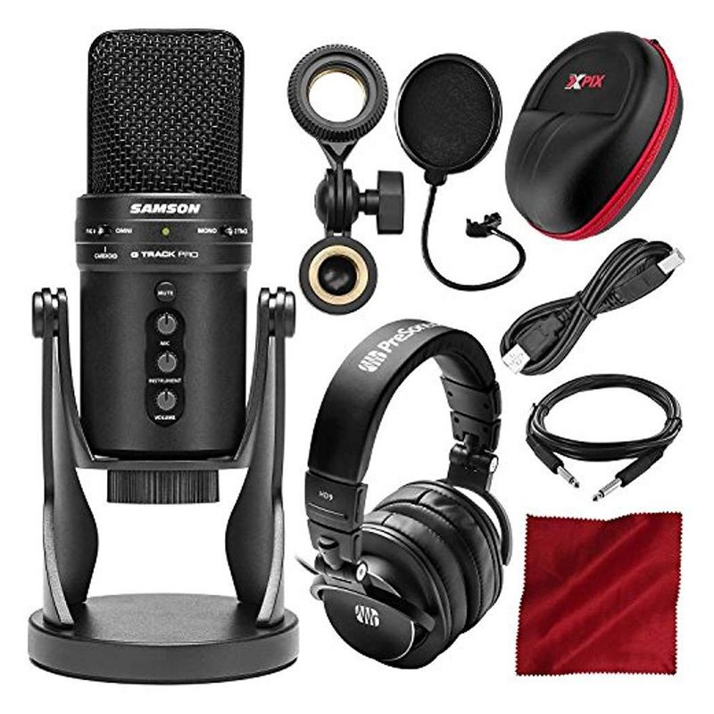SAMSON - Micrófono G-Track Pro Profesional Condensador Usb