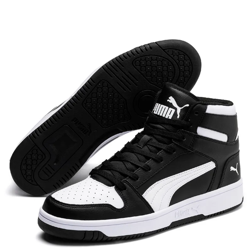 PUMA - Rebound Zapatilla Urbana Hombre Negro Puma