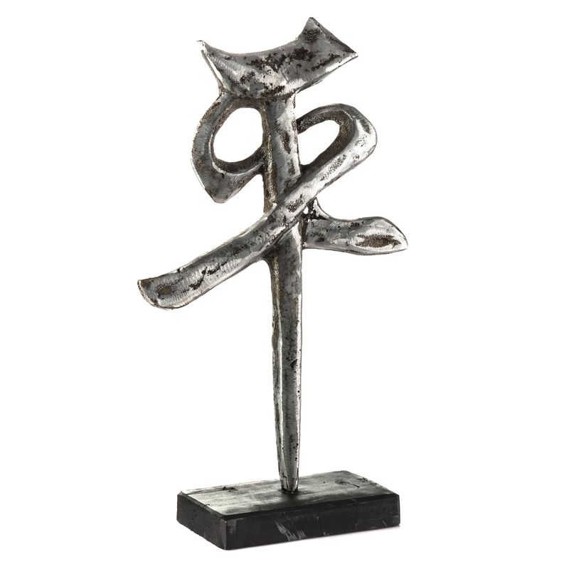 PAOLA YANCOVIC - Adorno Escultura Símbolo Chino de la Paz