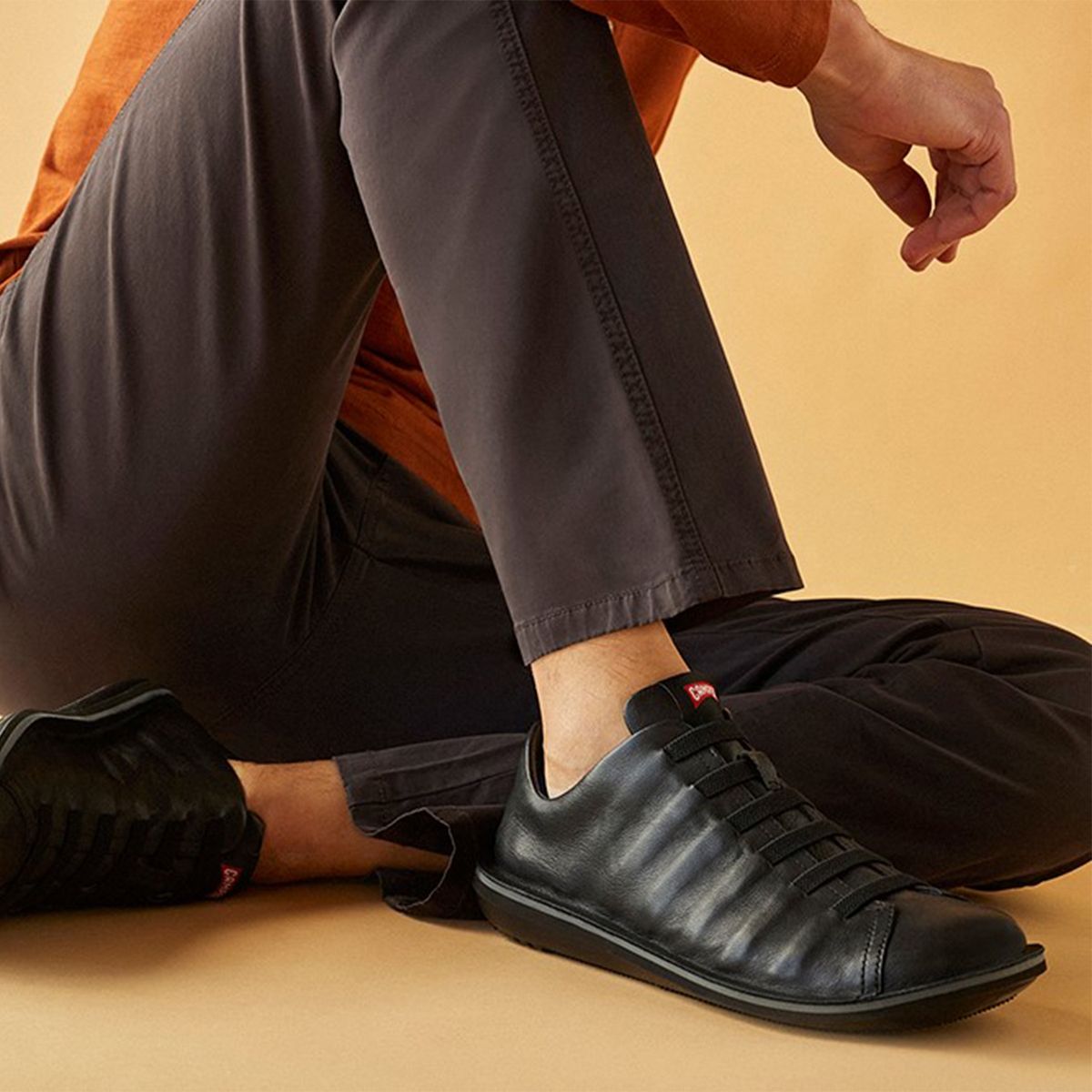 CAMPER - Camper Zapato Casual Hombre Cuero Negro