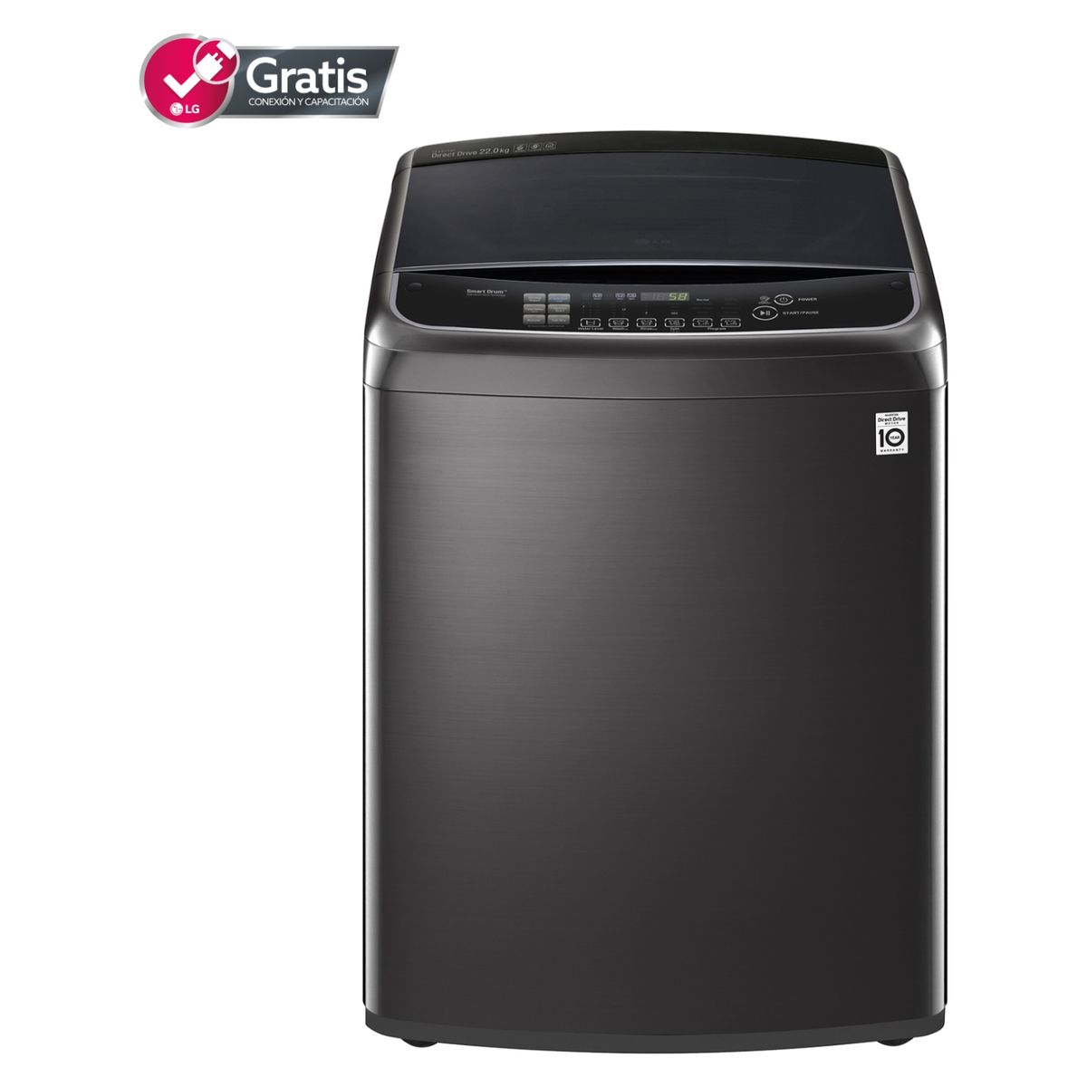 LG - Lavadora LG Automática 22 Kg WT22BSS6H TurboWash3D