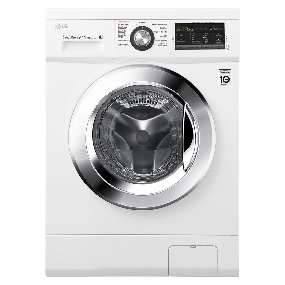 LG - Lavadora Secadora  LG WD9WE6 9/5(D)