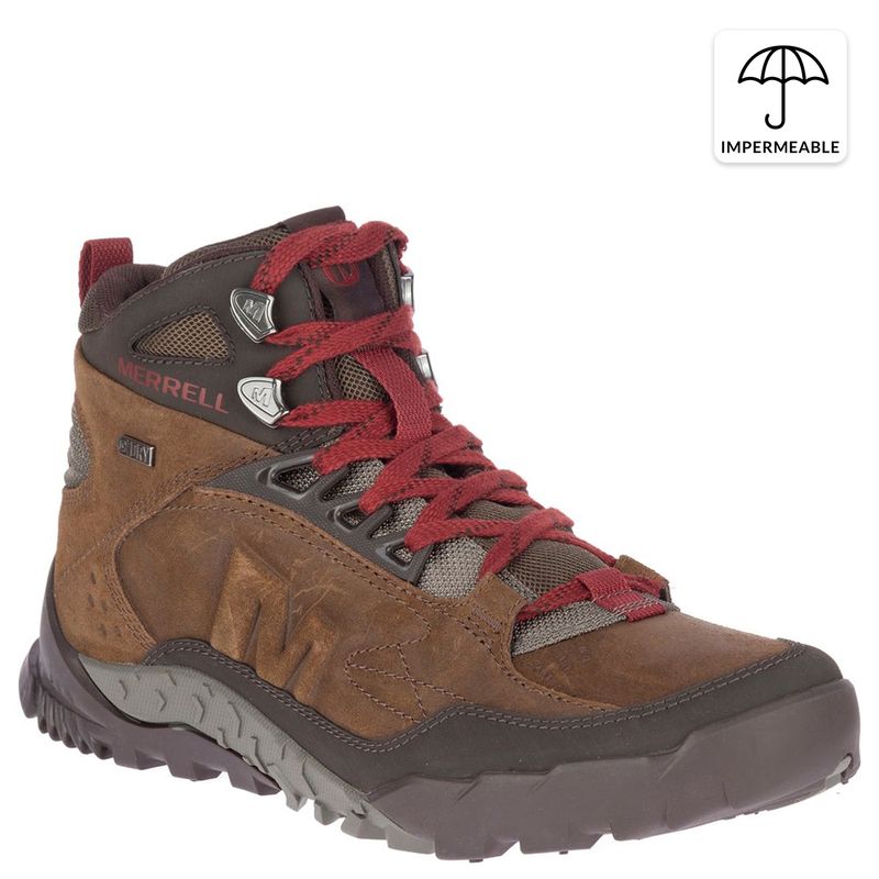 MERRELL - Annex Trak V Mid Waterproof Earth Zapatilla Outdoor Hombre Impermeable Merrell