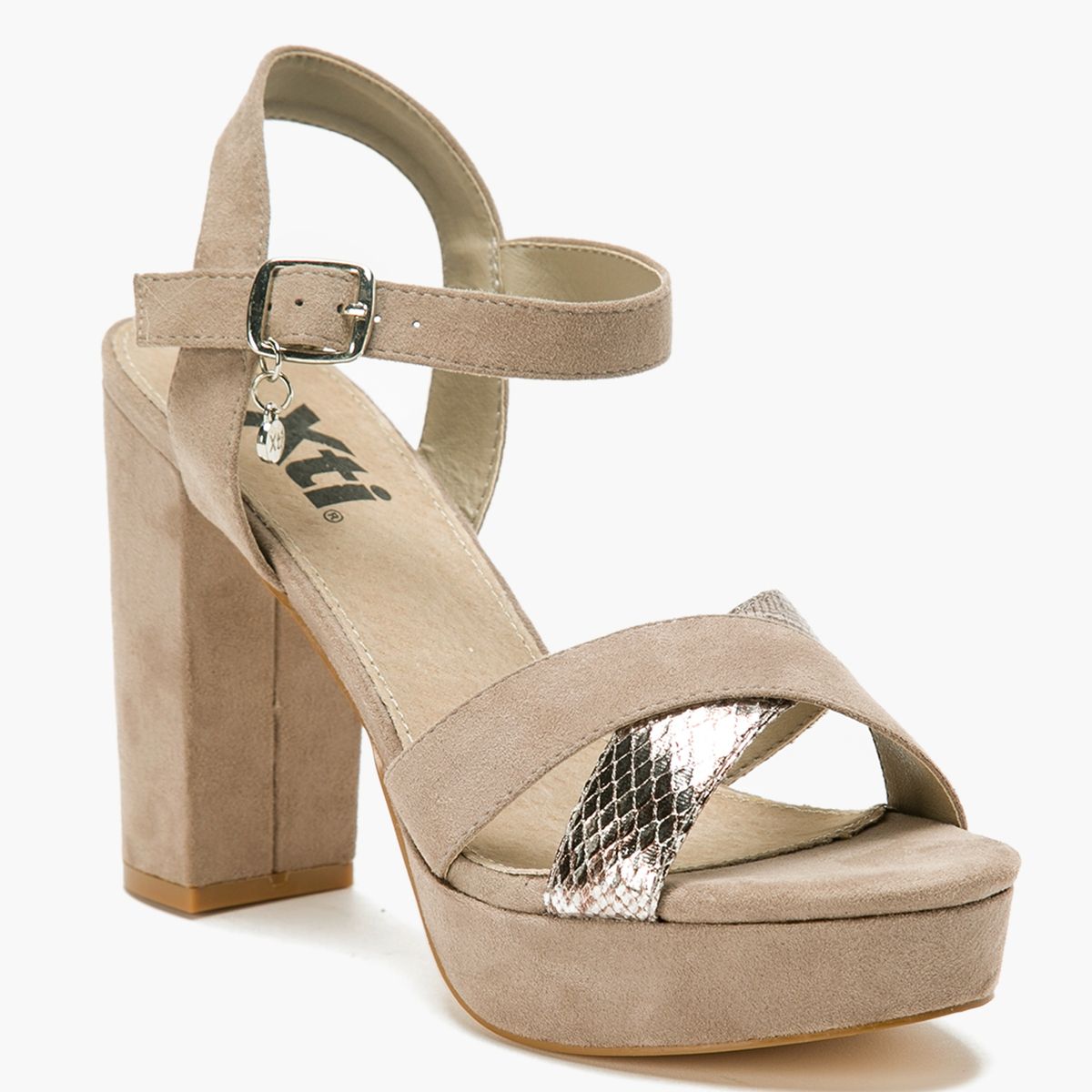 XTI - Sandalia Mujer Beige