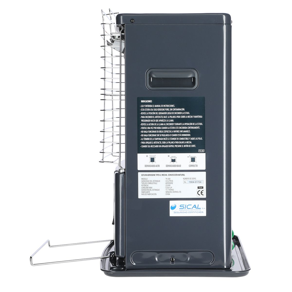 TENKI - Estufa Parafina Mecha TK-300 Tenki