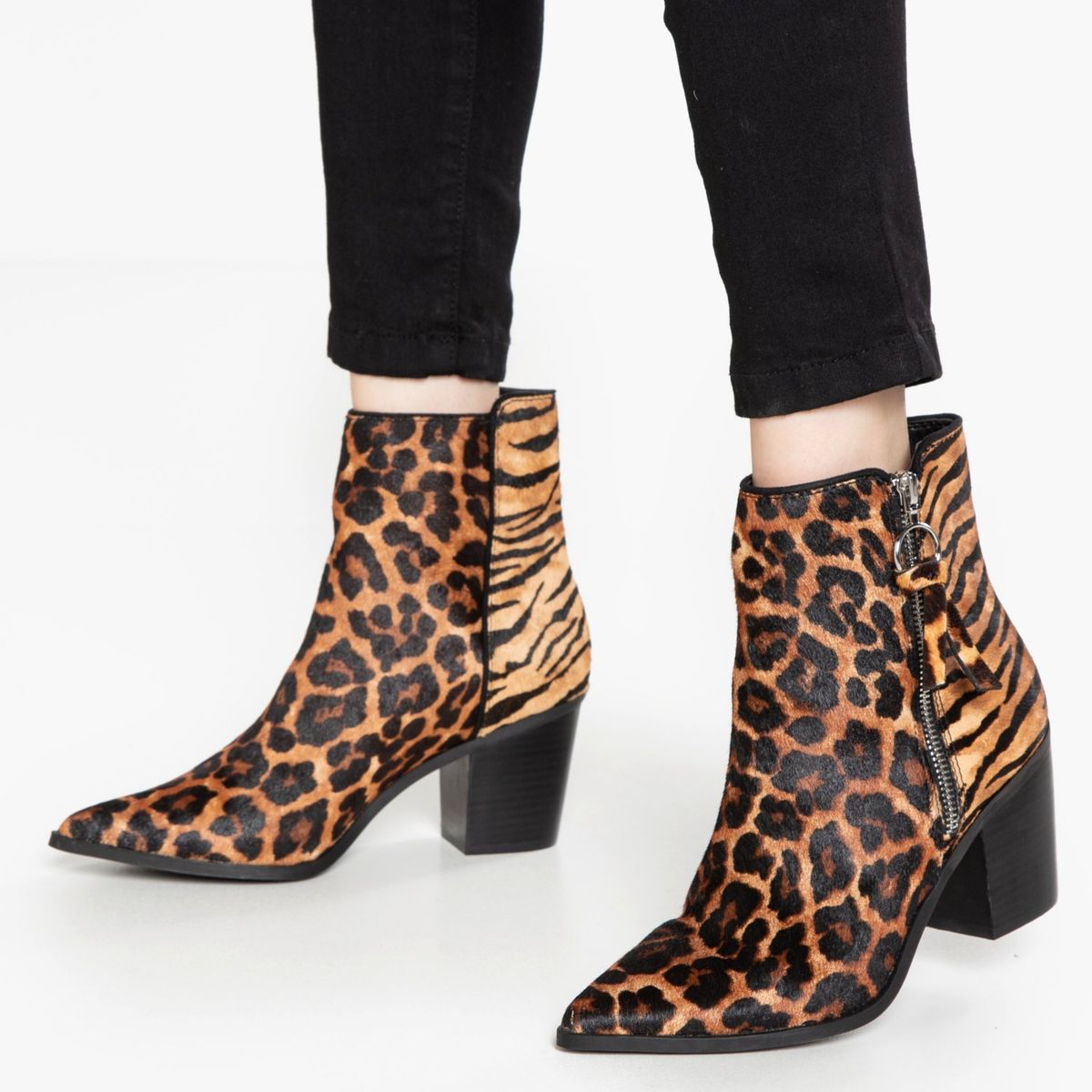 ALDO - Botín Mujer Cuero Animal Print