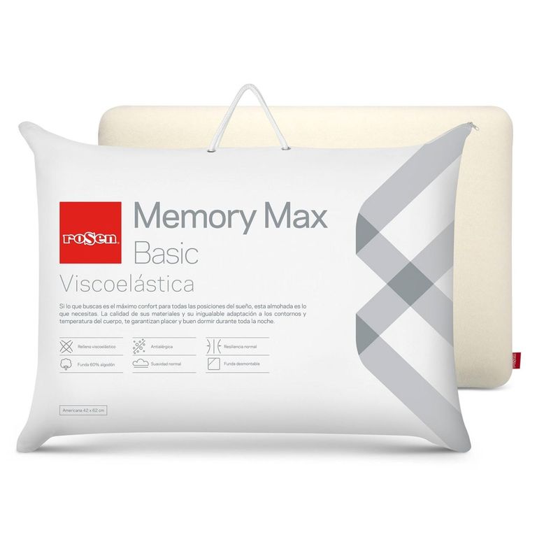 ROSEN Pack 2 Almohadas Viscoelásticas Memory Max Americana
