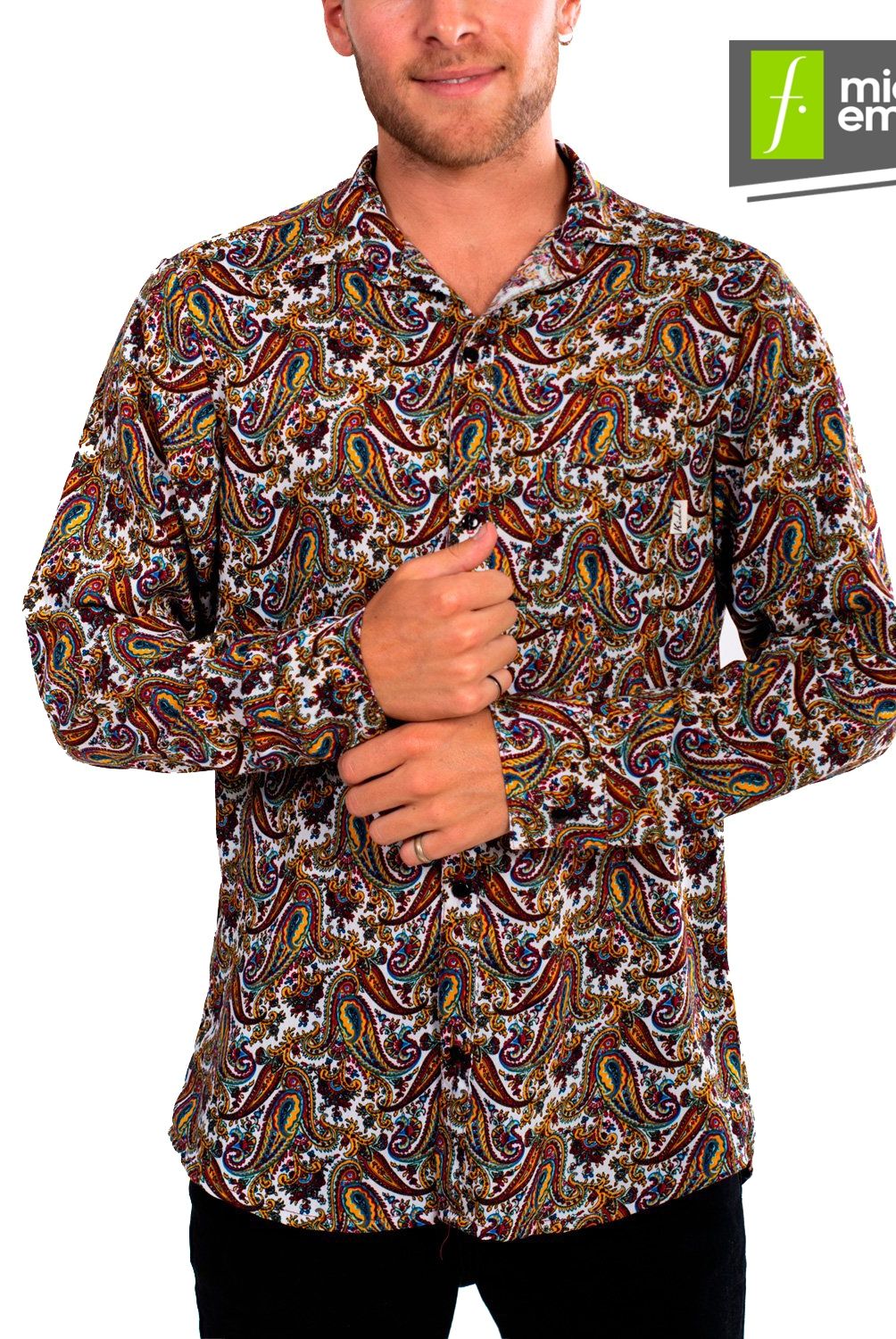 KIDEL - Camisa Casual Slim Fit