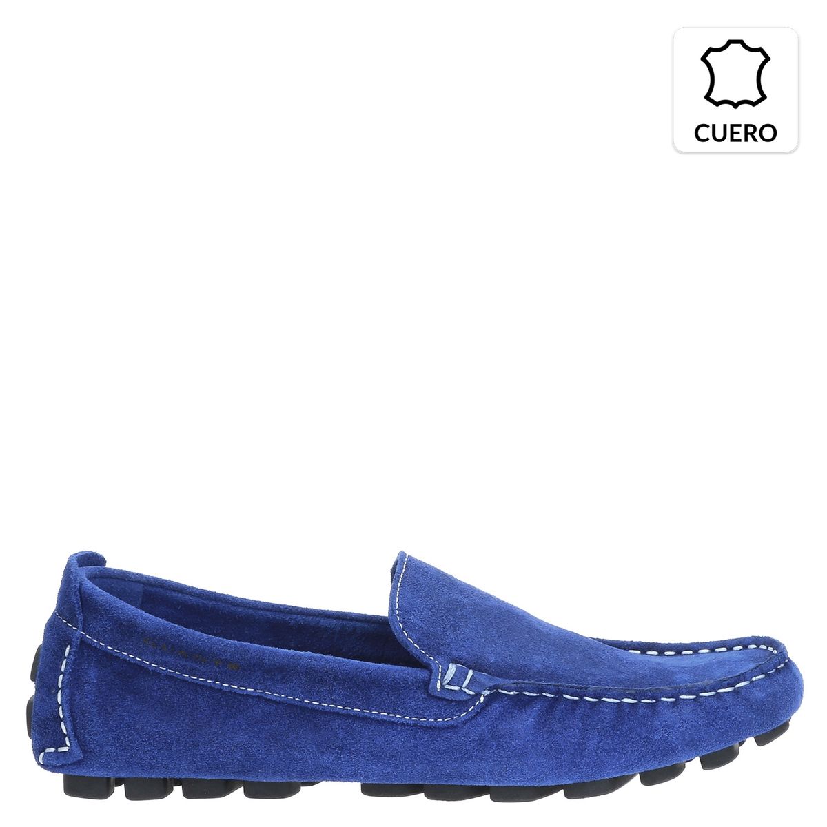 GUANTE - Guante Mocasín Hombre Cuero Azul