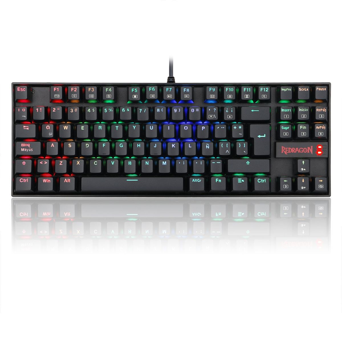 REDRAGON - eclado Redragon Kumara K552 Single Color Español